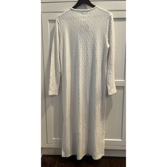 Blank maxi sweater dress Sz. XL rayon ivory NWT - Picture 6 of 7